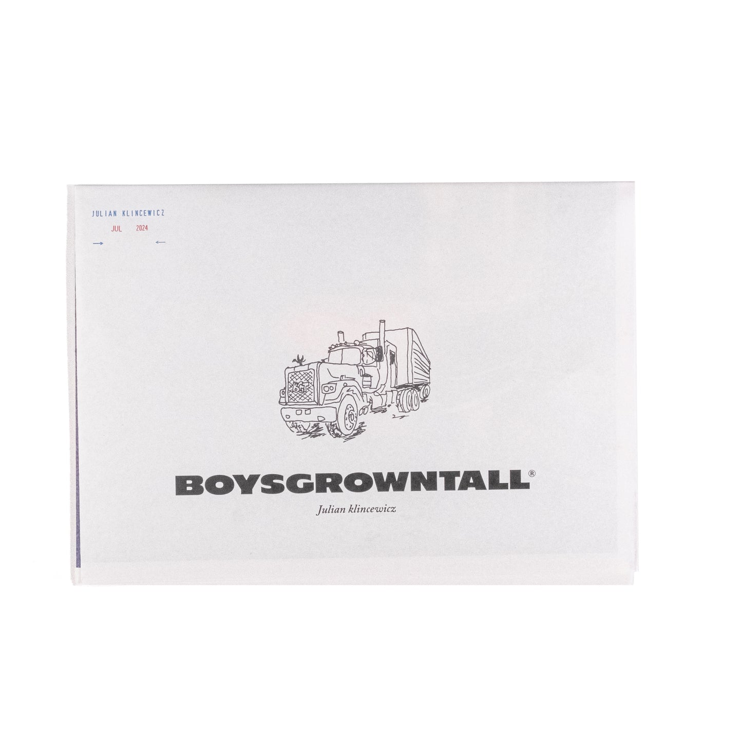 JULIAN KLINCEWICZ: BOYS GROWN TALL VOL 3